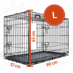 Přepravní box na psa  - velikost L