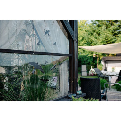 Samolepky pro odhánění ptáků velké - 10 archů