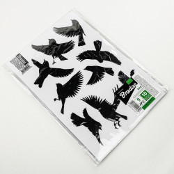 Samolepky pro odhánění ptáků malé -1 arch