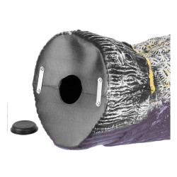 Plašič ptáků Sova 43cm /svítící oči, otáčející se hlava