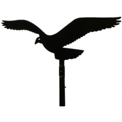 Plašič ptáků Sokol 2D – otočný dravec na hřebenáč střechy
