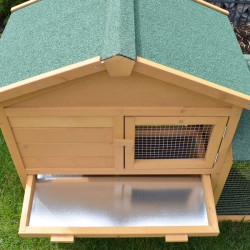 Dřevěná králíkárna BOSKOVICE, 1470x530x850 mm