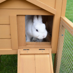 Dřevěná králíkárna BOSKOVICE, 1470x530x850 mm