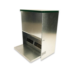 Nášlapné krmítko pro slepice, drůbež GAUN 11295 - 40 kg, pozinkované