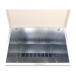 Nášlapné krmítko pro slepice, drůbež GAUN 11295 - 40 kg, pozinkované