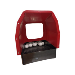 Snáškové hnízdo pro slepice se sběrným košíkem na vejce - ATV 301635 MANUAL NEST  36X42X41 červené