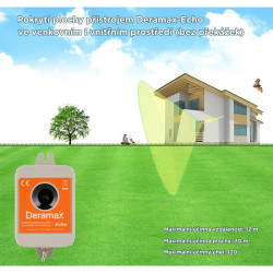 Deramax®-Echo - Ultrazvukový plašič (odpuzovač) netopýrů - 5 let záruka