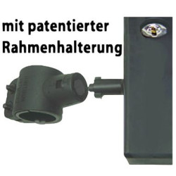 Security Plus AL07 lankový zámek s alarmem, s detektorem pohybu, zámek s klíčem, černá