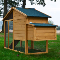 Dřevěný kurník BERLIN XXL, 1900x670x1170 mm