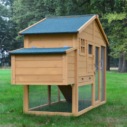 Dřevěný kurník BERLIN XXL, 1900x670x1170 mm