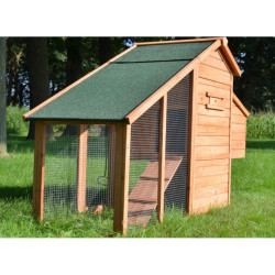 Dřevěný kurník BERLIN XL, 1900 x 1130 x 650 mm