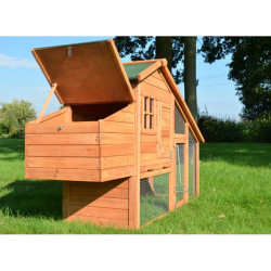 Dřevěný kurník BERLIN XL, 1900 x 1130 x 650 mm