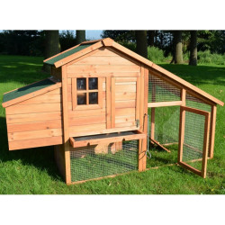 Dřevěný kurník BERLIN XL, 1900 x 1130 x 650 mm