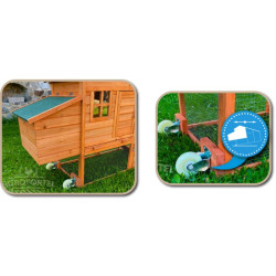 Dřevěný kurník BERLIN XL, 1900 x 1130 x 650 mm