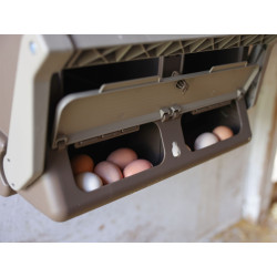 Snáškové hnízdo pro slepice se sběrným košíkem na vejce KERBL 73146 dvoumístné