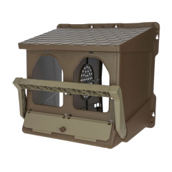 Snáškové hnízdo pro slepice se sběrným košíkem na vejce KERBL 73146 dvoumístné