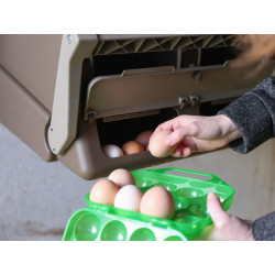 Snáškové hnízdo pro slepice se sběrným košíkem na vejce KERBL 73146 dvoumístné