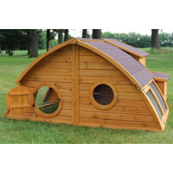 Dřevěný kurník OSLO, 1630x1550x860 mm