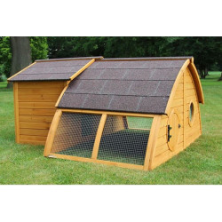 Dřevěný kurník OSLO, 1630x1550x860 mm