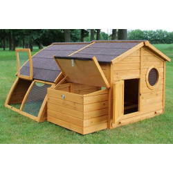Dřevěný kurník OSLO, 1630x1550x860 mm
