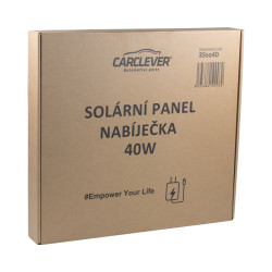 Solární panel CARCLEVER 35so40, nabíječka 40W