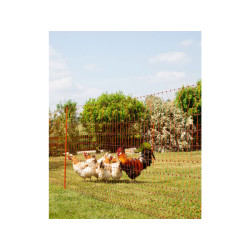 Vodivá síť pro drůbež KERBL 292271 106 cm x 15 m / 2 hroty, oranžová