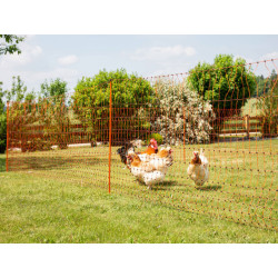 Vodivá síť pro drůbež KERBL 292271 106 cm x 15 m / 2 hroty, oranžová