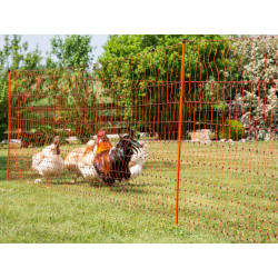 Vodivá síť pro drůbež KERBL 292271 106 cm x 15 m / 2 hroty, oranžová