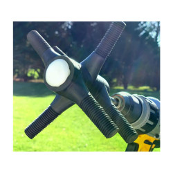 Škubačka drůbeže na vrtačku CIMUKA YL-DPH-02 - 6 škubacích prstů, určeno na slepice, husy, kachny, krůty