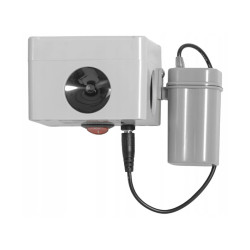 Prostorový, vodotěsný, ultrazvukový plašič na kuny, myši a potkany DRAGON ULTRASONIC CH360 - napájení na baterie 4xAA