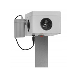 Prostorový, vodotěsný, ultrazvukový plašič na kuny, myši a potkany DRAGON ULTRASONIC CH360 - napájení na baterie 4xAA