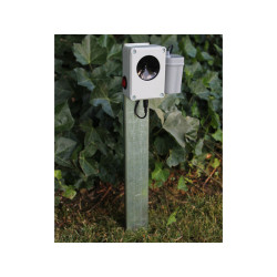 Vodotěsný, ultrazvukový plašič na kuny, myši a potkany DRAGON ULTRASONIC CH100 - napájení na baterie 4xAA