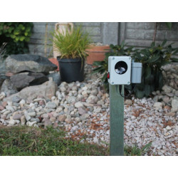 Vodotěsný, ultrazvukový plašič na kuny, myši a potkany DRAGON ULTRASONIC CH100 - napájení na baterie 4xAA