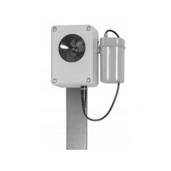 Vodotěsný, ultrazvukový plašič na kuny, myši a potkany DRAGON ULTRASONIC CH100 - napájení na baterie 4xAA