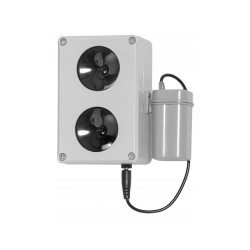 Vodotěsný, ultrazvukový plašič na kuny, myši a potkany DRAGON ULTRASONIC CH200 - napájení na baterie 4xAA