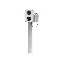 Vodotěsný, ultrazvukový plašič na kuny, myši a potkany DRAGON ULTRASONIC CH200 - napájení na baterie 4xAA