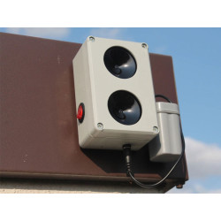 Vodotěsný, ultrazvukový plašič na kuny, myši a potkany DRAGON ULTRASONIC CH200 - napájení na baterie 4xAA