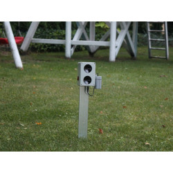 Vodotěsný, ultrazvukový plašič na kuny, myši a potkany DRAGON ULTRASONIC CH200 - napájení na baterie 4xAA