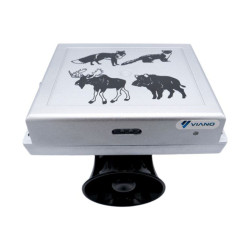 Zvukový odpuzovač divoké zvěře VIANO OZ-1 - napájení přes 12V adaptér v balení