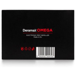 Deramax‐Omega ‐ Ultrazvukový odpuzovač‐plašič kun a hlodavců II. generace