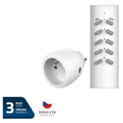 Zásuvka bezdrátová GETI RCS112 1+1