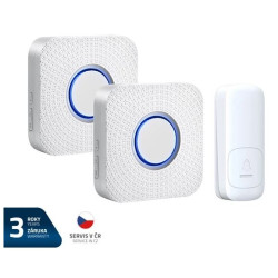 Zvonek bezdrátový GETI GWDK208W kinetický sada