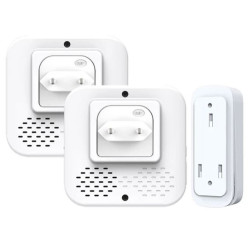 Zvonek bezdrátový GETI GWDK208W kinetický sada