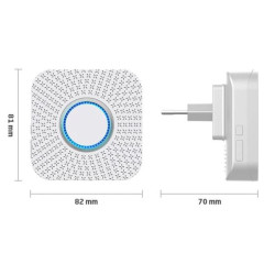 Zvonek bezdrátový GETI GWDK208W kinetický sada