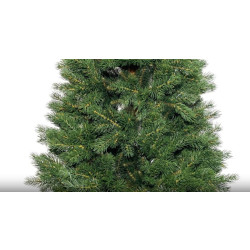 Umělý vánoční stromek - Jedle Tajga 180 cm PE + PVC - 3D jehličí