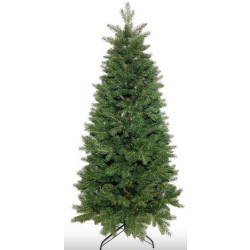 Umělý vánoční stromek - Jedle Tajga 220 cm PE + PVC - 3D jehličí