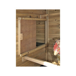 Kurník pro slepice dvoupatrový, s výběhem KERBL 222x115x200cm