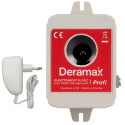 Deramax Profi ultrazvukový odpuzovač + dárek napájecí adaptér