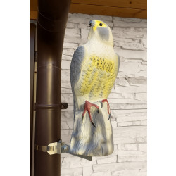 Plašič ptáků Sokol - 3D maketa, 45 cm, kotvení na svod okapu
