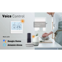 WIFI Termostat programovatelný týdenní HT047W-IE 16A s vnitřním a venkovním čidlem